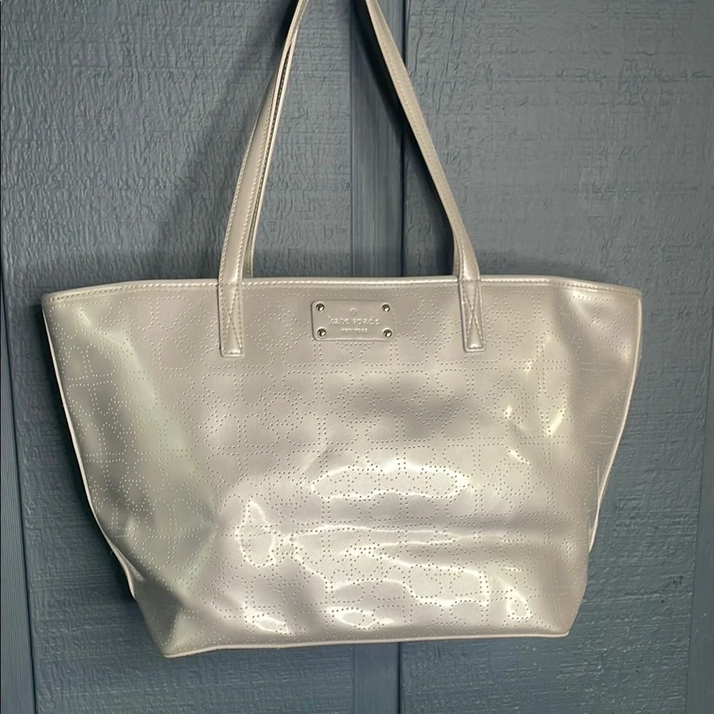Kate Spade silver Structured Tote Bag - Picture 2 of 8